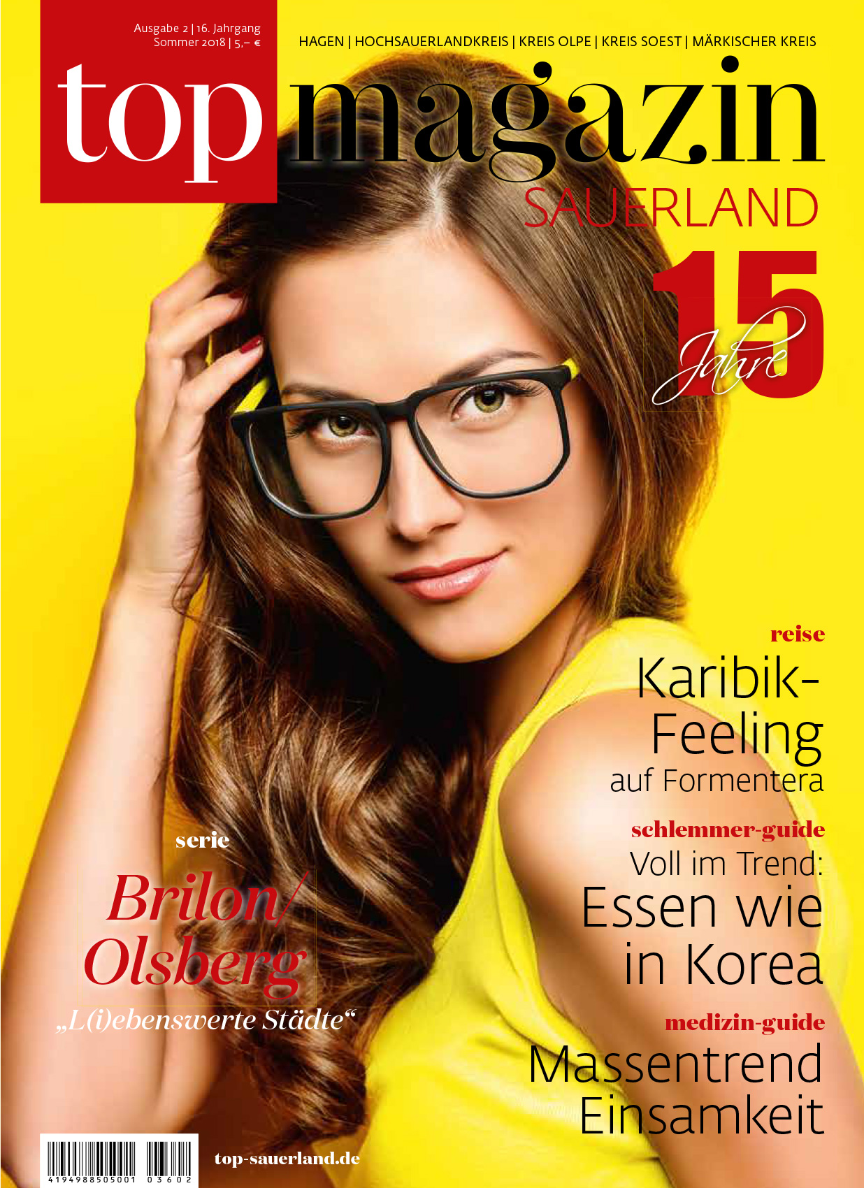 TOP Magazin Sauerland 2018 Sommerausgabe (2/18)