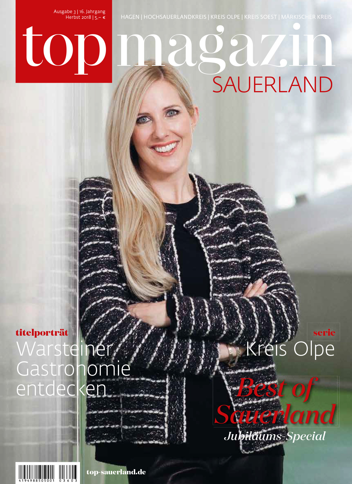 TOP Magazin Sauerland 2018 Herbstausgabe (3/18)