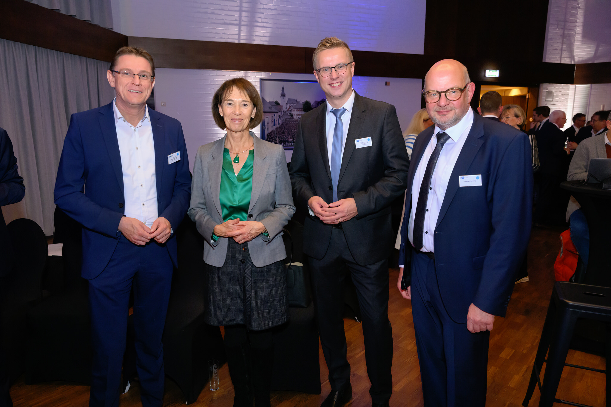 Peter Hönninger (Bürgermeister Gemeinde Eslohe), Charlotte Merz, Patrick Potthoff (BM Stadt Olsberg), Stephan Kersting