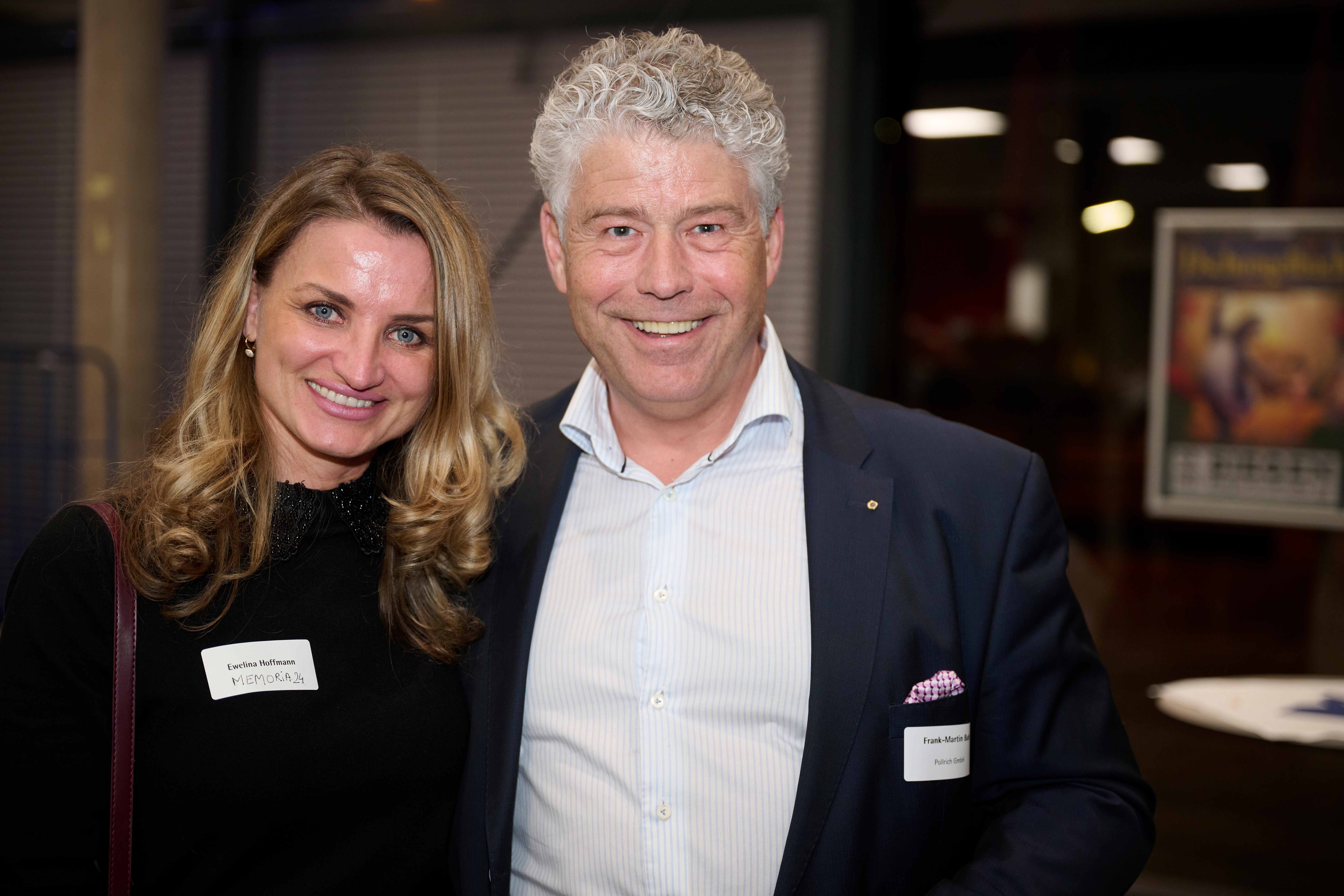 Ewelina Hoffmann (MEMORIA 24) und Frank-Martin Bub (Pollrich)