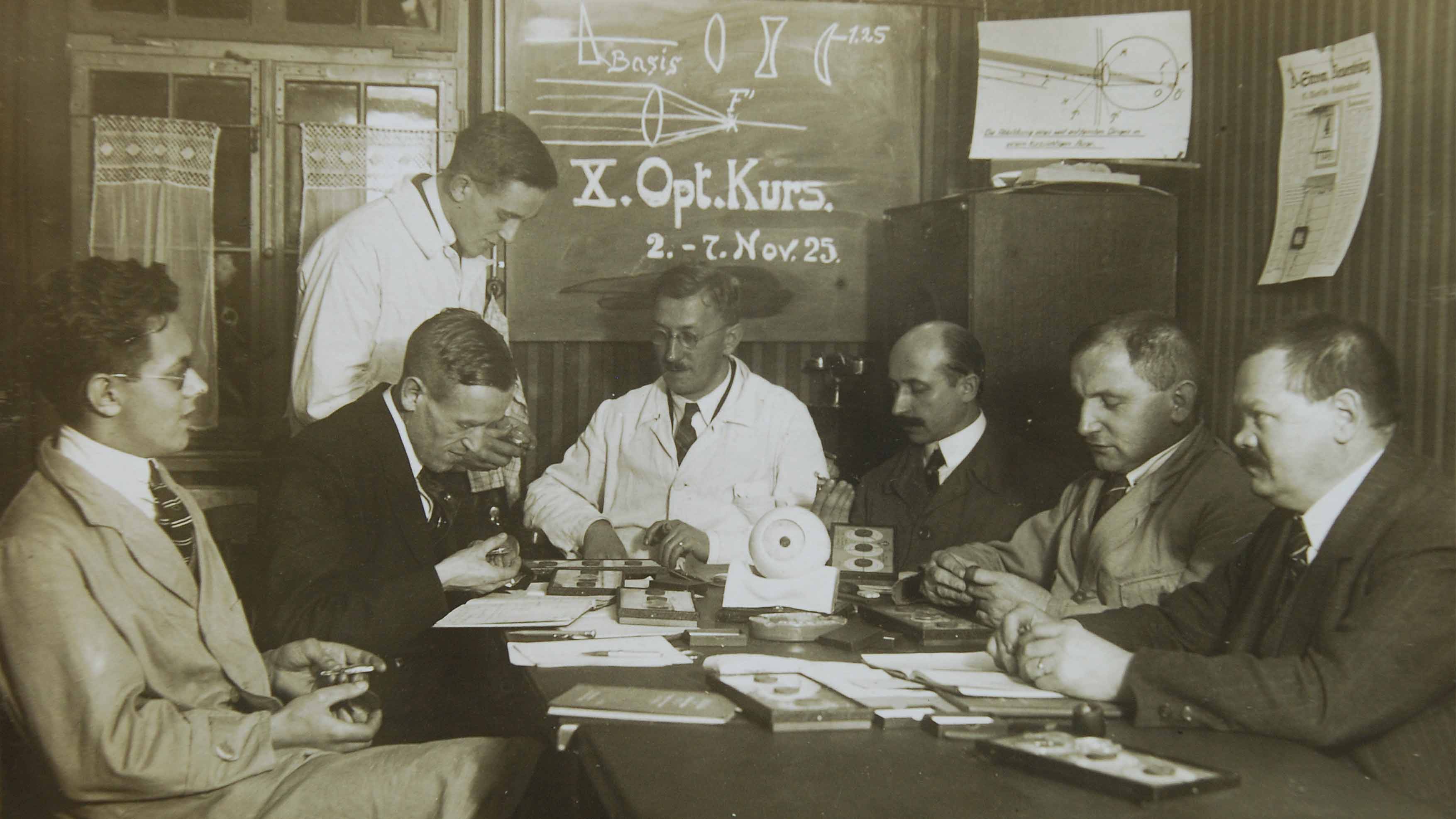 Paul und Walter Optikkurs 1925