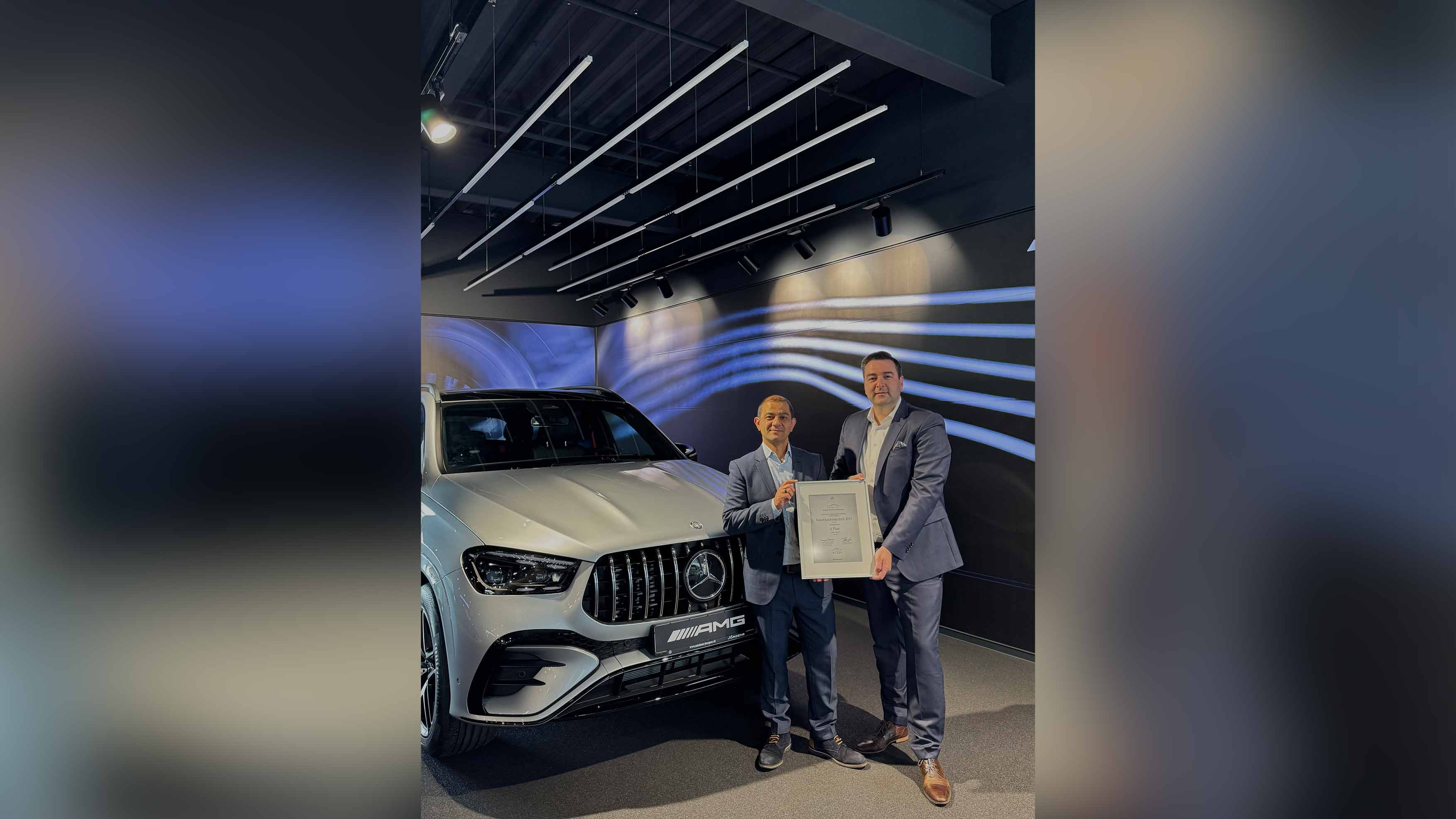 Jürgens Gruppe erhält Mercedes-Benz-Auszeichnung  für exzellente Kundenbetreuung