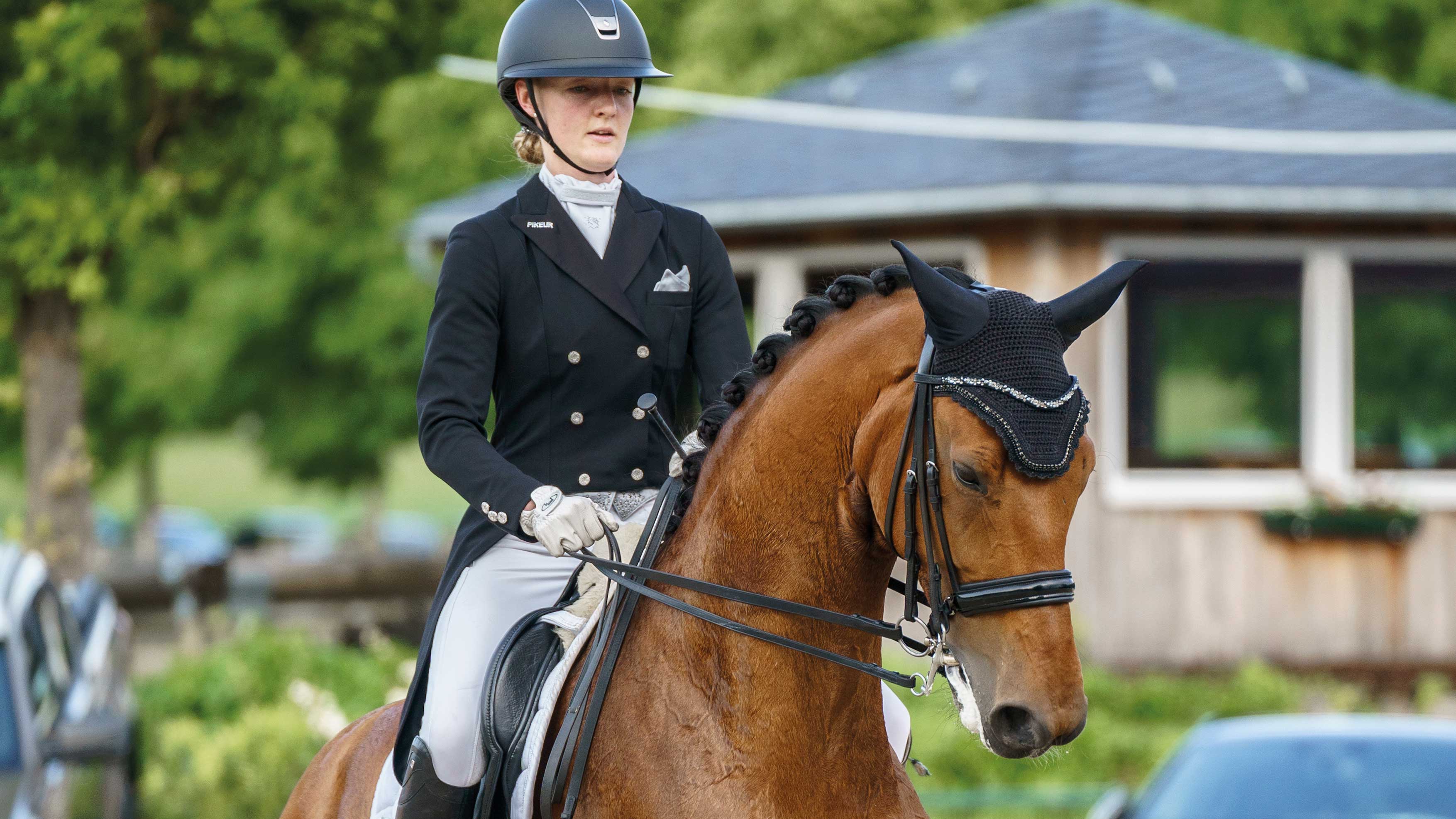 Auch die Dressurreiter zeigen bei den Hellefelder Reitsport Classics Sport auf höchstem Niveau. Höhepunkt ist die Kür am Samstagabend auf dem Hauptplatz.