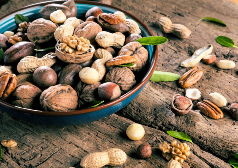 Harte Schale gesunder Kern