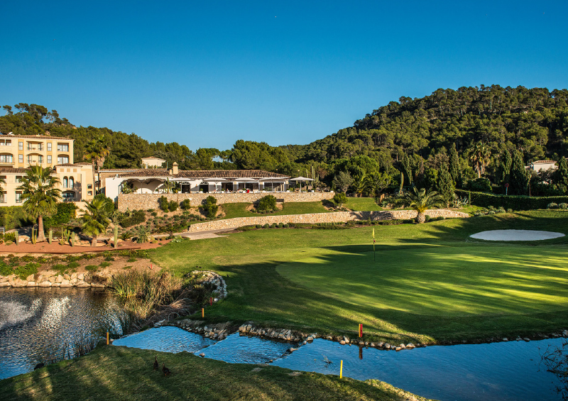 Golf-Oasen der Insel