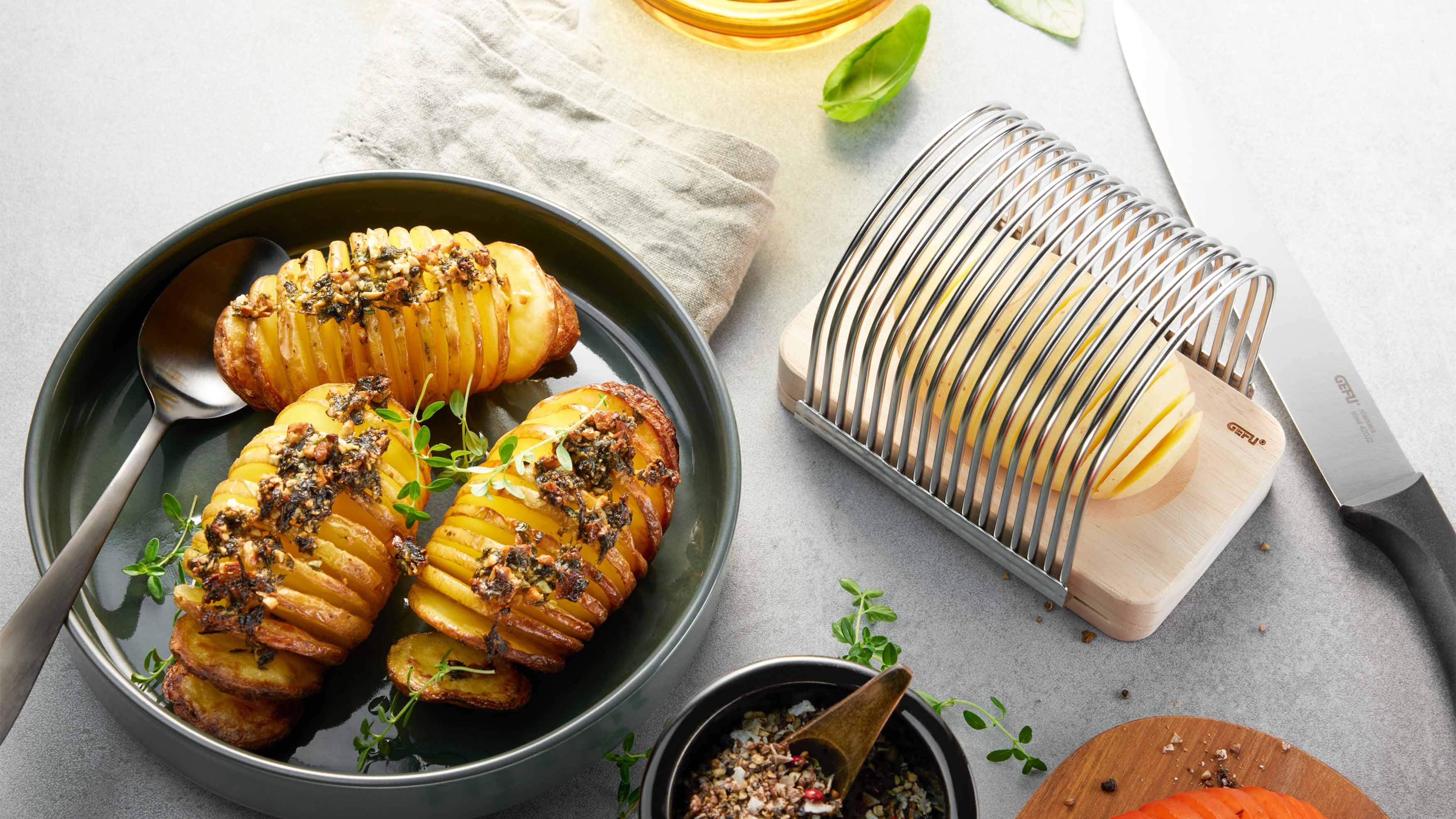 GEFU Küchenwerkzeuge: Perfekt für die Heißluftfritteuse
