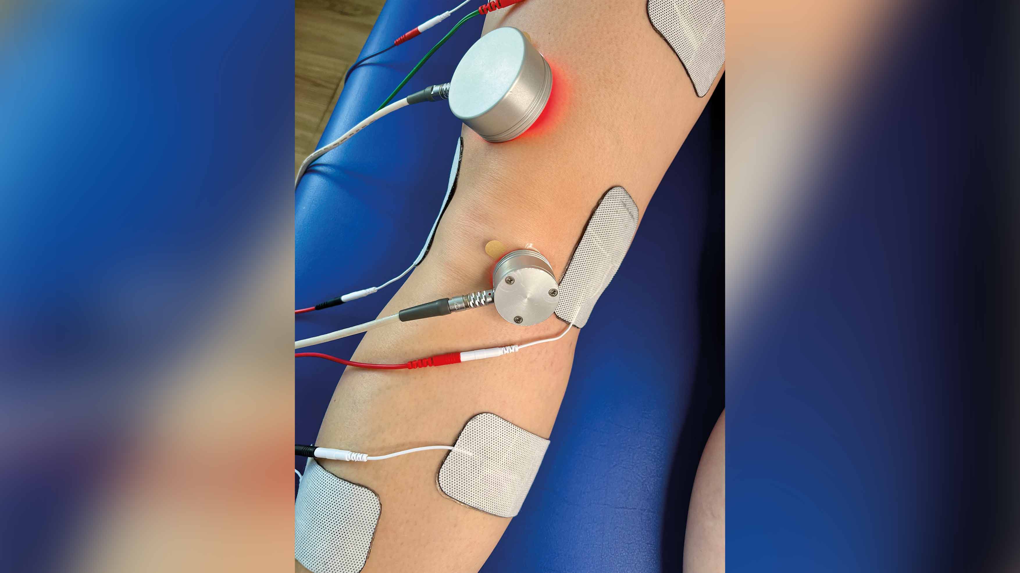 Mikrostromanlage am Knie