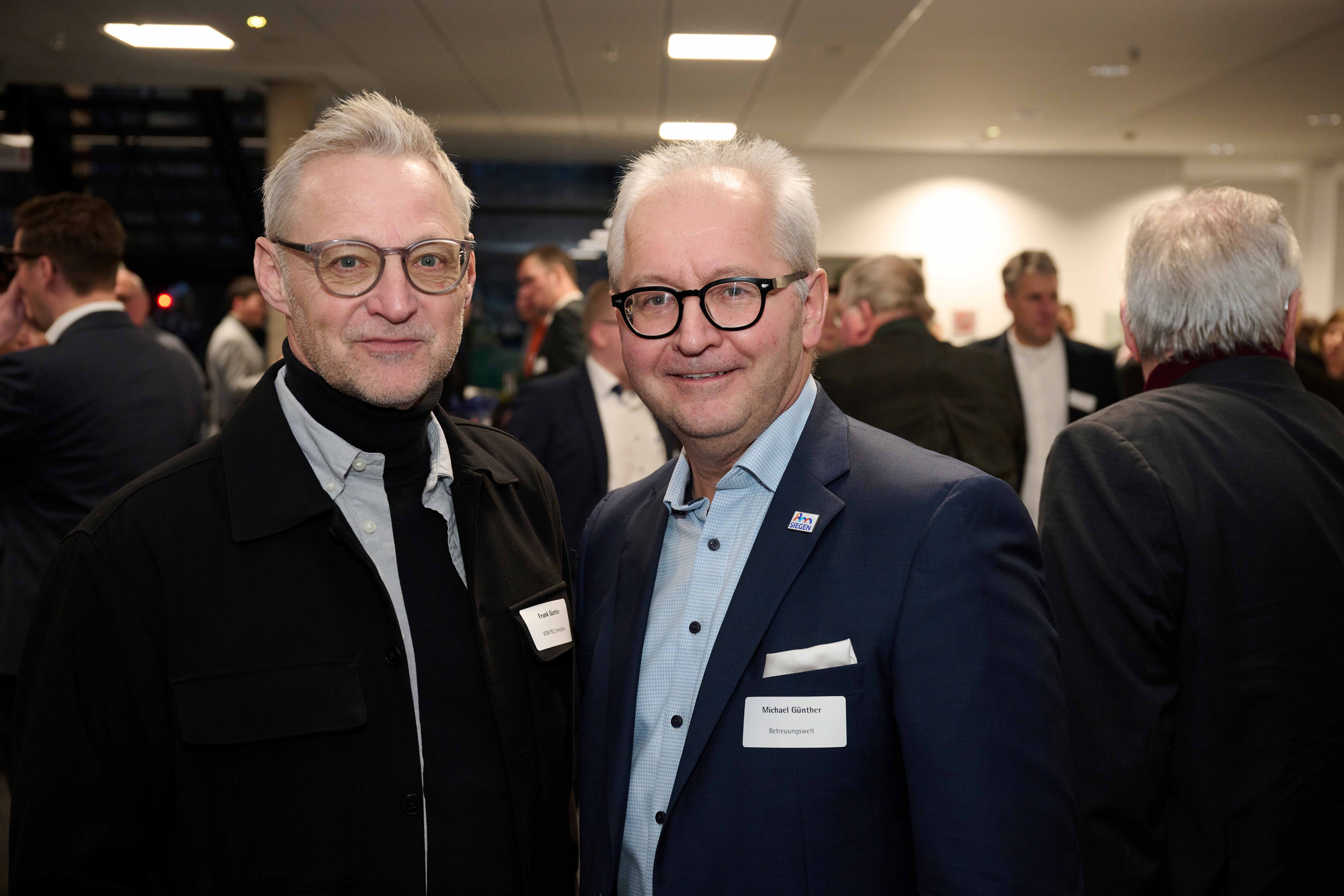 Frank Günther (VON POLL Immobilien) und Michael Günther (Betreuungswelt)