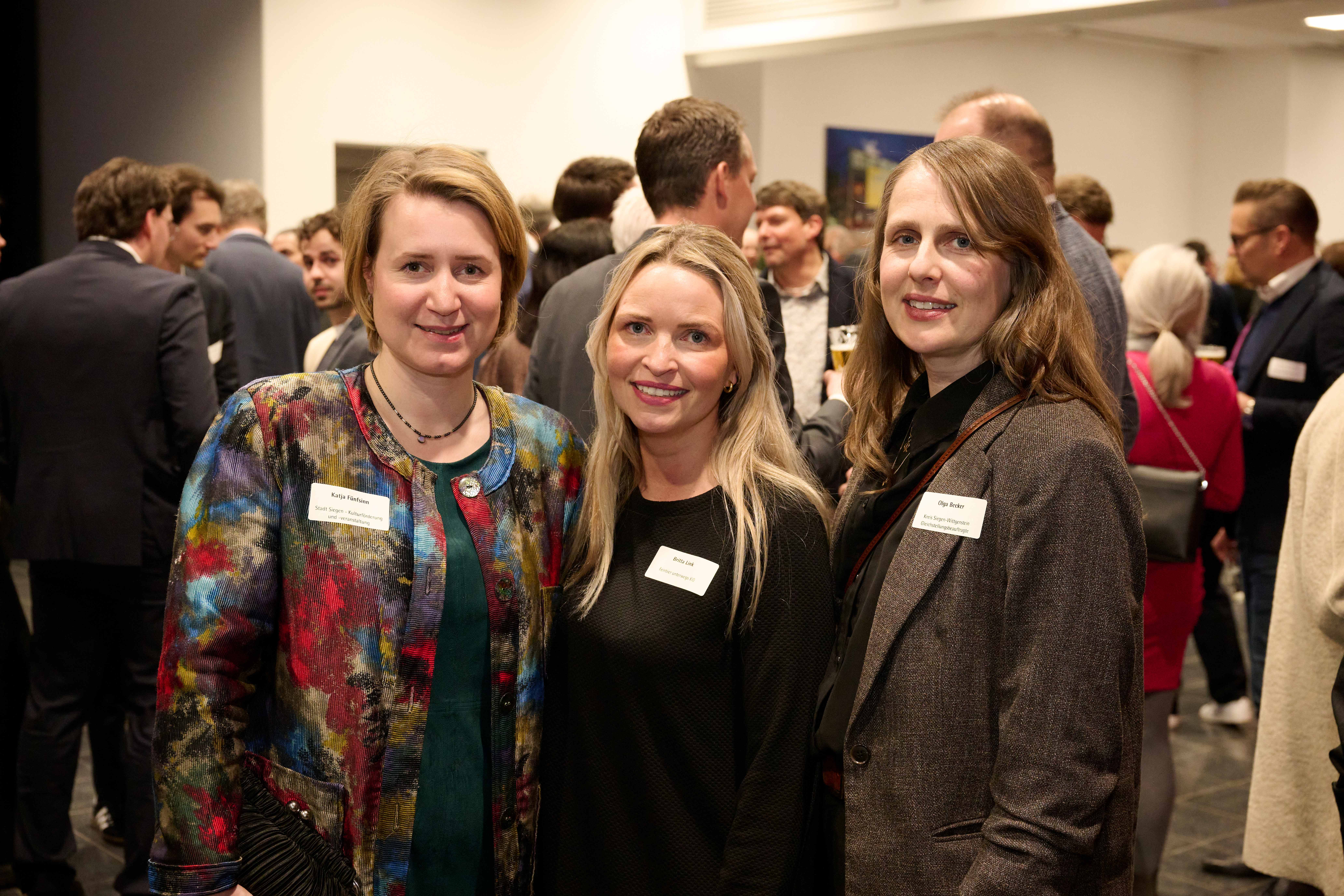 Katja Fünfsinn (Stadt Siegen), Britta Link (Feinbier unterwegs) und Olga Becker (Kreis Siegen-Wittgenstein)